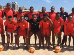 Selecção de futebol de praia se prepara para duelo decisivo contra a Tanzânia